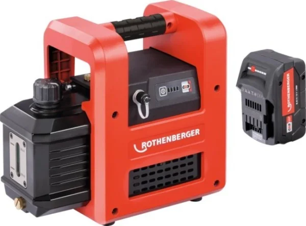 Rothenberger roairvac r32 5.0 pompa per vuoto bistadio a batteria 1000003233 - dettaglio 4