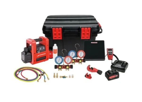 Rothenberger rocaddy 120 r32 set per vuoto e carica impianti analogico a batteria 1000003622 - dettaglio 1