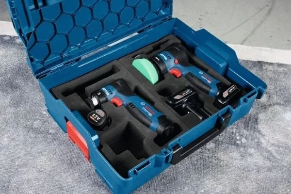Bosch levigatrice rotorbitale 32 mm 12 v brushless senza batterie gex 12v-32 pro cod. 06019l2003 - dettaglio 6