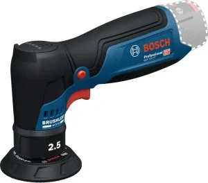 Bosch levigatrice rotorbitale 77 mm 12 v brushless senza batterie gex 12v-77 pro cod. 06019l2101 - dettaglio 1
