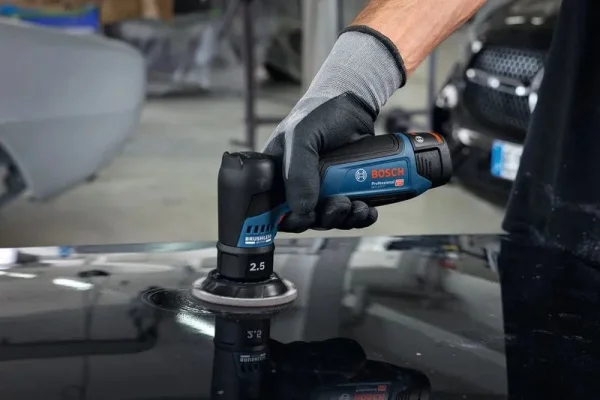 Bosch levigatrice rotorbitale 77 mm 12 v brushless senza batterie gex 12v-77 pro cod. 06019l2101 - dettaglio 2