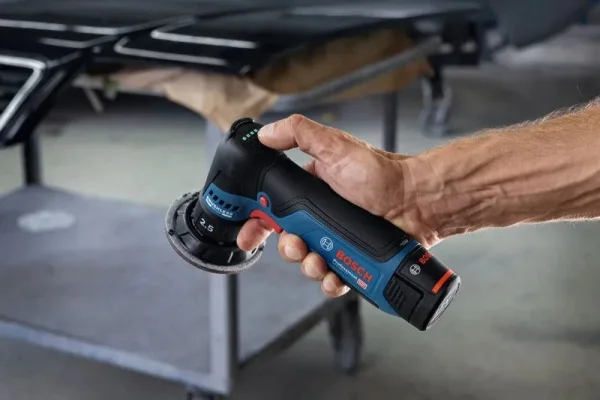 Bosch levigatrice rotorbitale 77 mm 12 v brushless senza batterie gex 12v-77 pro cod. 06019l2101 - dettaglio 4