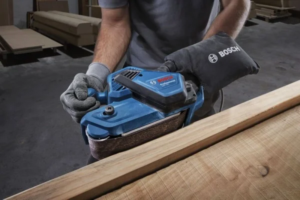 Bosch levigatrice a nastro a corrente 850 w gbs 750 pro cod. 06012c1020 - dettaglio 5