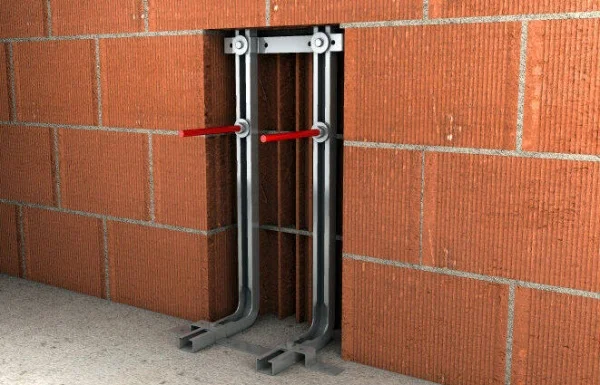 Fischer telaio a l per staffaggio sanitari sospesi lc plus cod. 501026 - dettaglio 2