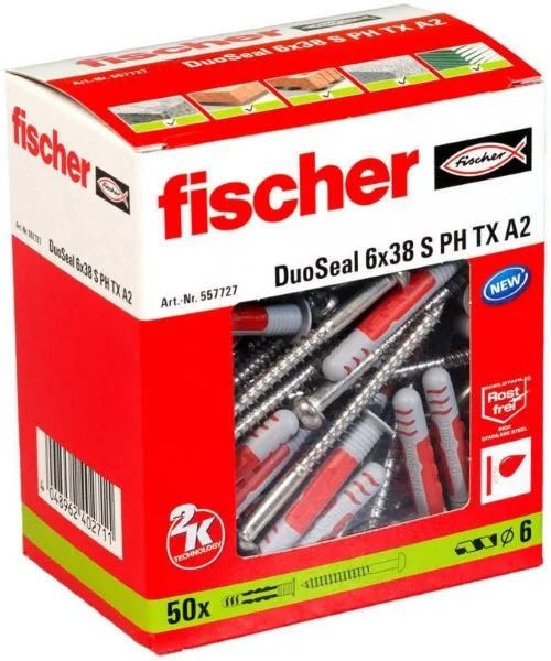 Fischer tassello sigillante per piastrelle di bagni duoseal  - dettaglio 3