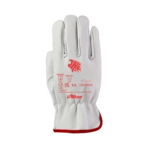 U-power guanti da lavoro in pelle fiore bovino 12 paia core gug00054 - dettaglio 1