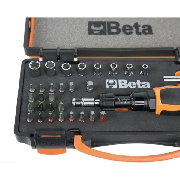 Beta giravite dinamometrico 1/4" con assortimento 31 pz. 584/c31 005840931 - dettaglio 4