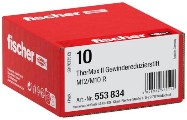 Fischer kit di riduzione m12-m10 per thermax ii - dettaglio 3