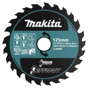 Makita lama tct efficut 125x20 mm per seghe circolari e-28880 - dettaglio 1