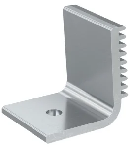 Fischer staffa di rinforzo angolare in alluminio rab cod. 572447 - dettaglio 1