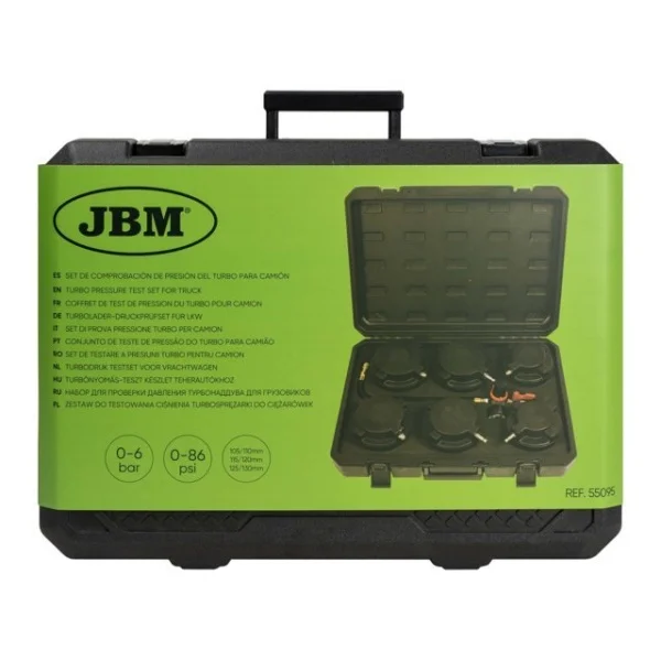 Jbm set di prova pressione turbo per camion 55095 - dettaglio 6