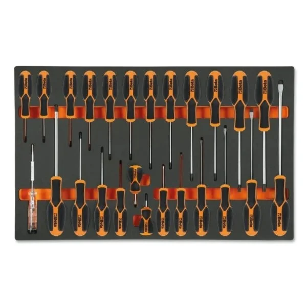 Beta Cassettiera mobile porta attrezzi 7 cassetti con assortimento 285 Pz. 3900 RSC39/7-G VA cod. 039000712 - 039000712