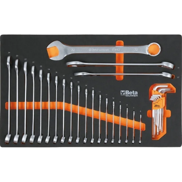 Beta banco completo con piano in legno 2,1 m con assortimento 89 pz. c58bc-w2,1/o-89ut 058000973 - dettaglio 4