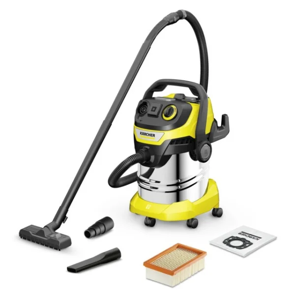 Karcher bidone aspiratutto in acciaio inox 1200 w wd 5 p s v-25/5/22 cod. 1.628-356.0 - dettaglio 1