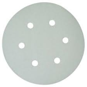 Disegno Disco abrasivo White 6 fori per levigatrice 150 mm - 10pz