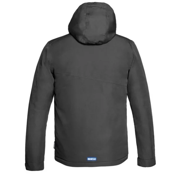 Sparco giacca invernale grigia con cappuccio staccabile nebo btj0028b0 - dettaglio 2