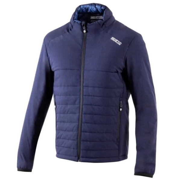 Sparco giacca blu in tessuto tecnico frame jacket btj0007b0 - dettaglio 1