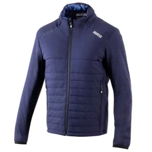 Sparco giacca blu in tessuto tecnico frame jacket btj0007b0 - dettaglio 1