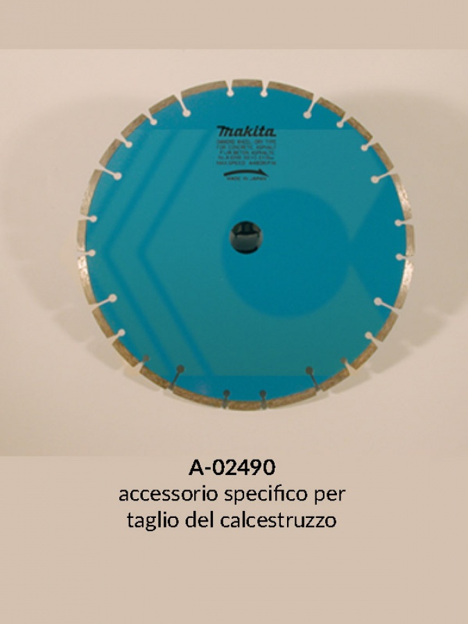 Disegno 2 disco diamantato a settori per mototroncatrice