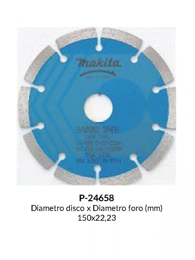 Disegno 2 disco diamantato a settori per asfalto
