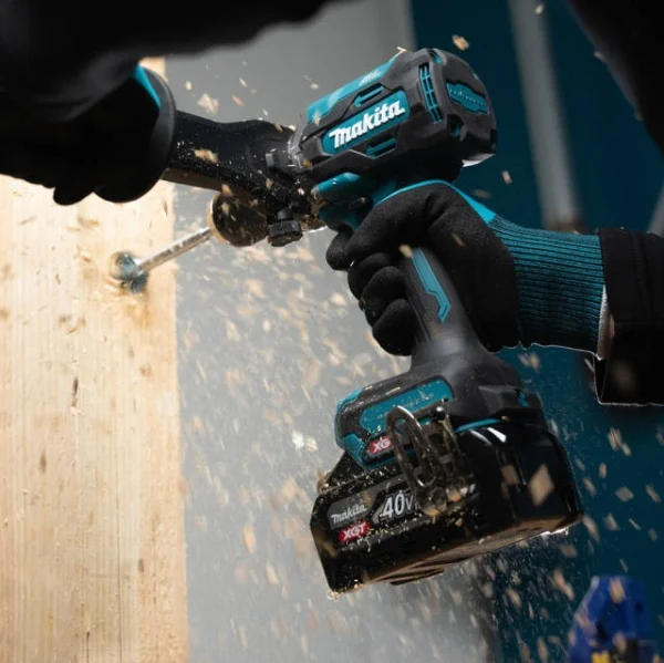 Makita trapano avvitatore a percussione brushless xgt 40 v senza batteria hp003gz - dettaglio 3