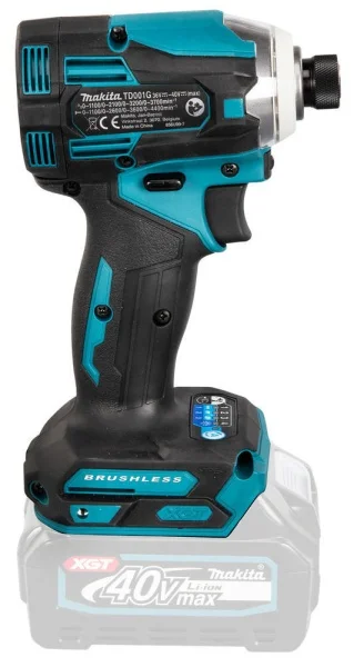 Makita avvitatore ad impulsi xgt brushless 40 v senza batteria td001gz - dettaglio 7