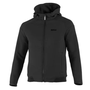 Sparco felpa sportiva nera con cappuccio bmj0012b0 - dettaglio 1