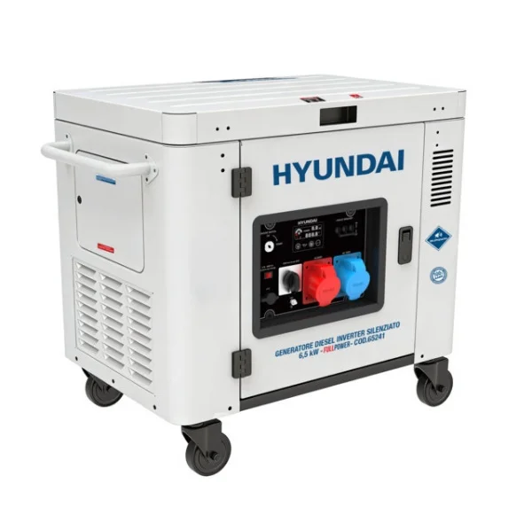 Hyundai 65241 generatore diesel full power inverter silenziato 6,5 kw - dettaglio 2