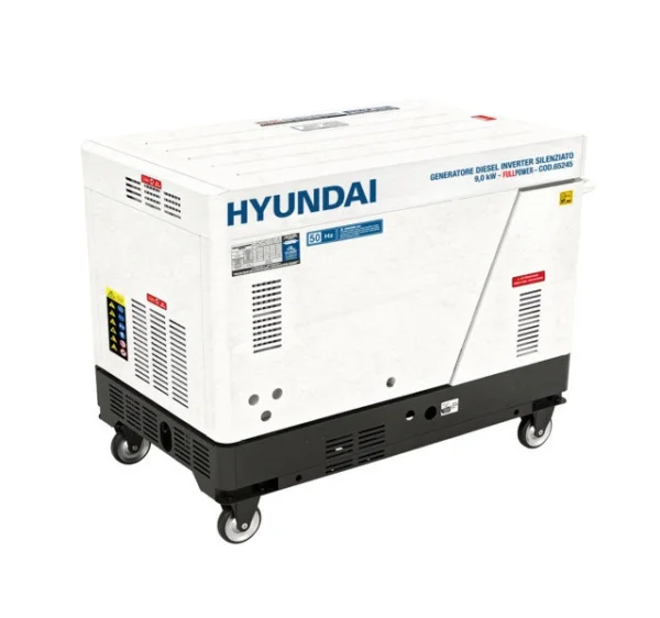 Hyundai 65245 generatore diesel full power inverter silenziato 10,0 kw - dettaglio 1