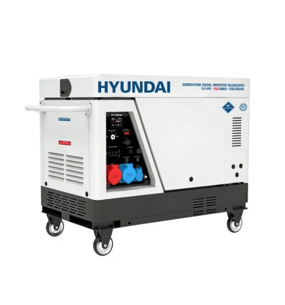 Hyundai 65245 generatore diesel full power inverter silenziato 10,0 kw - dettaglio 2
