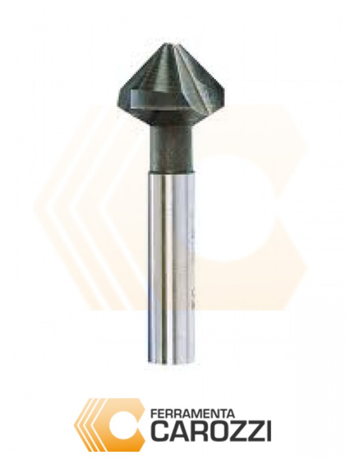 immagine Svasatore con 3 taglienti a 90° HSS COBALTO DIN 335C con codolo cilindrico