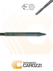 Scalpelli con attacco esagonale 21 mm