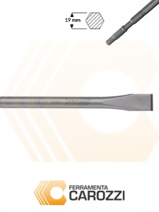 Scalpelli con attacco esagonale 19 mm