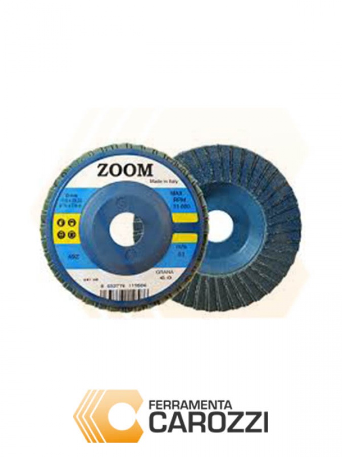 immagine Disco lamellare allo zirconio 115 mm serie Zoom -50pz