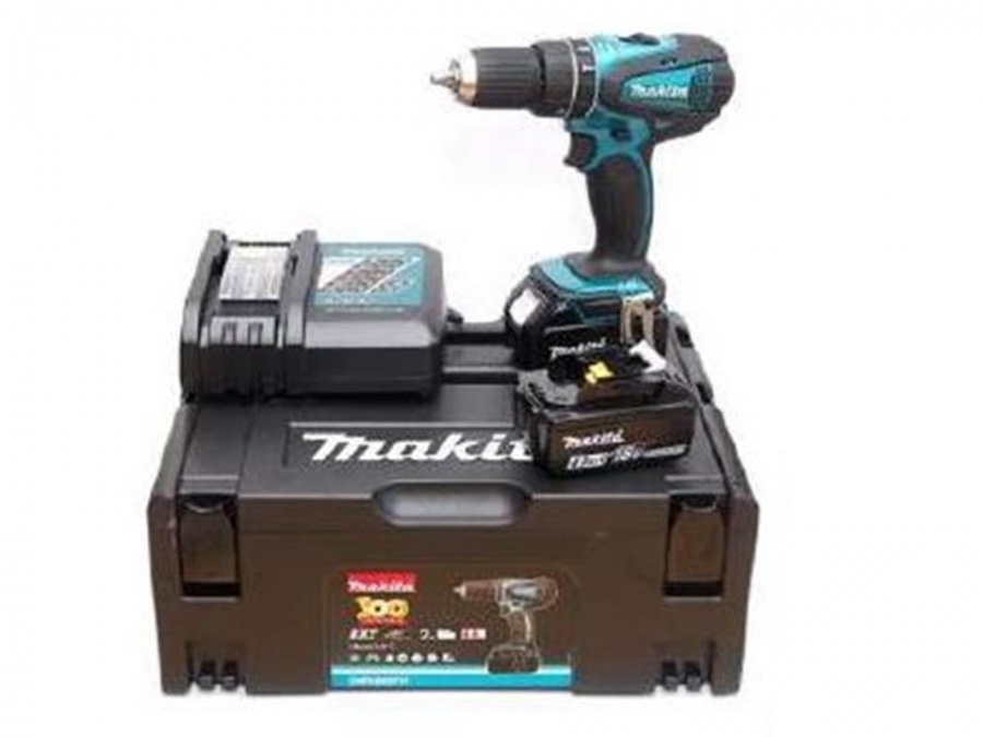 Trapano avvitatore con percussione Makita DHP456SP1F