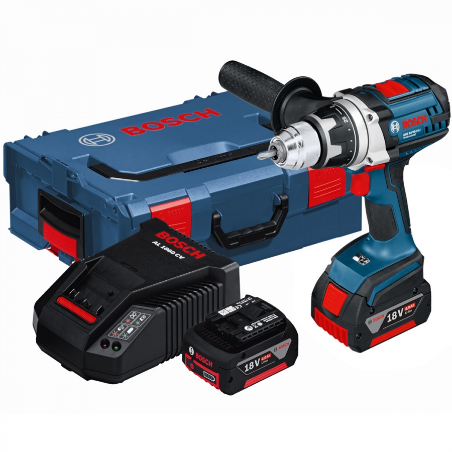 Trapano avvitatore Bosch GSR 18 VE-2-LI con batteria 6,0 Ah - GSR 18 VE-2-LI