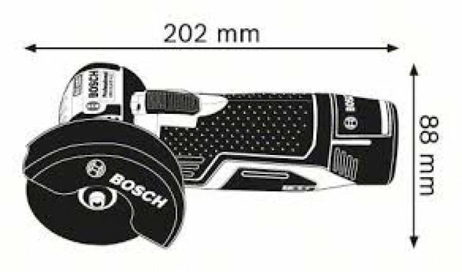 Smerigliatrice angolare Bosch GWS 10,8-76 V-EC Professional - GWS 10,8-76 V-EC