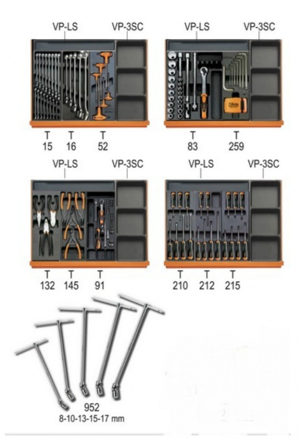 Assortimento utensili Beta 5989/VA - 5989VA