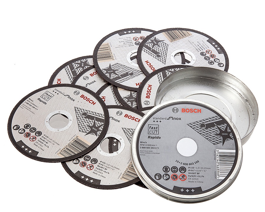 Cf dischi da taglio inox Bosch 2 608 603 255-879 mm 125x1
