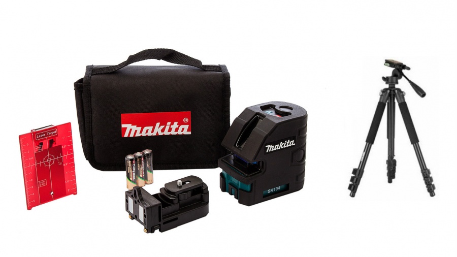 Livella laser Makita SK104Z + Treppiedi CAD172 - SK104Z