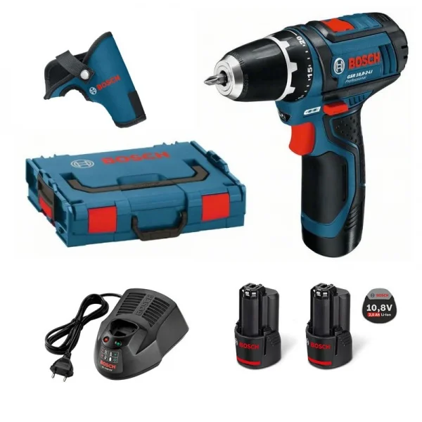 Trapano avvitatore Bosch GSR 10,8-2-LI con 3 batterie