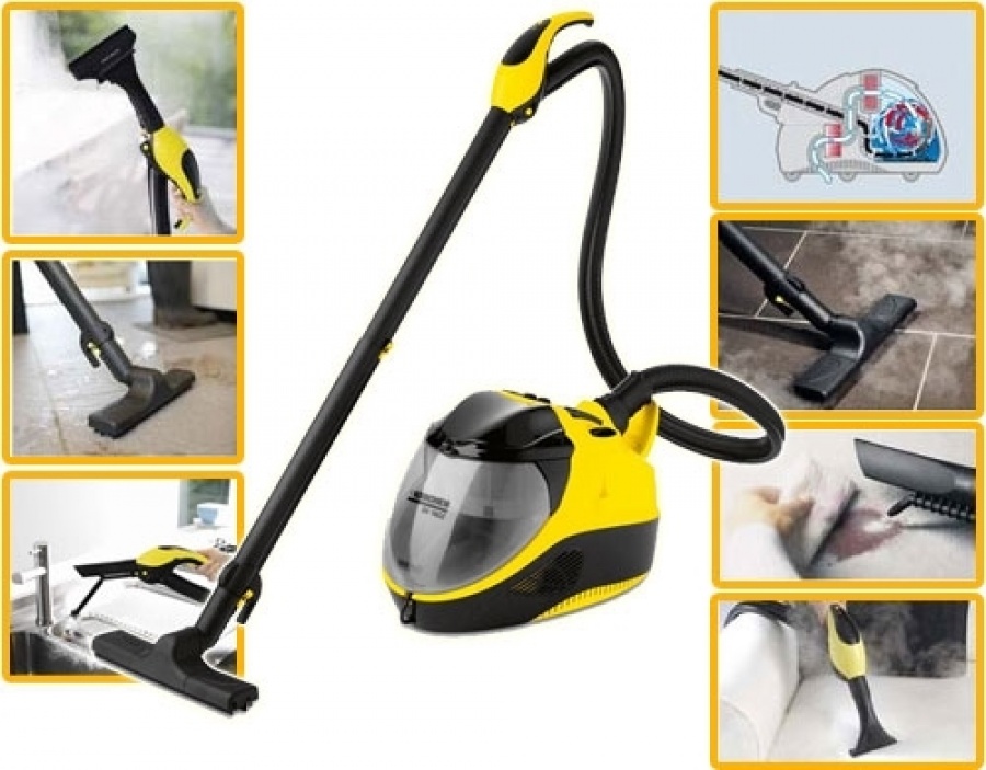 Karcher SV 7 Pulitore a vapore con aspirazione