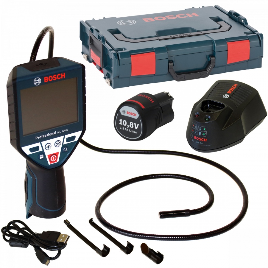 Videoscopio Bosch GIC 120 C Professional con batteria - 0601241201EX